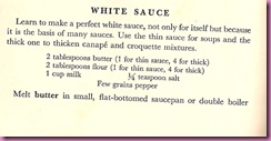 white sauce