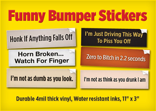 Funny Bumper Stickers