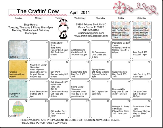 Craftin Cow March  Calendar - Page 004