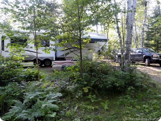 Camping with our granddaughters at Delta Lake, WI