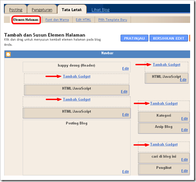 elemen halaman lay out