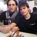 Este es todo el churro que van han mojado en todo el fin de semana