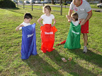 We decided to do a bean bag race at Maryke's birthday party