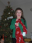 Maryke is estatic to get her PJs - just what she wanted.