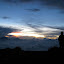 Sunset from Merbabu, with Sumbing and Sindoro