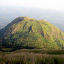 Penangungan lesser summit catches the dawn light