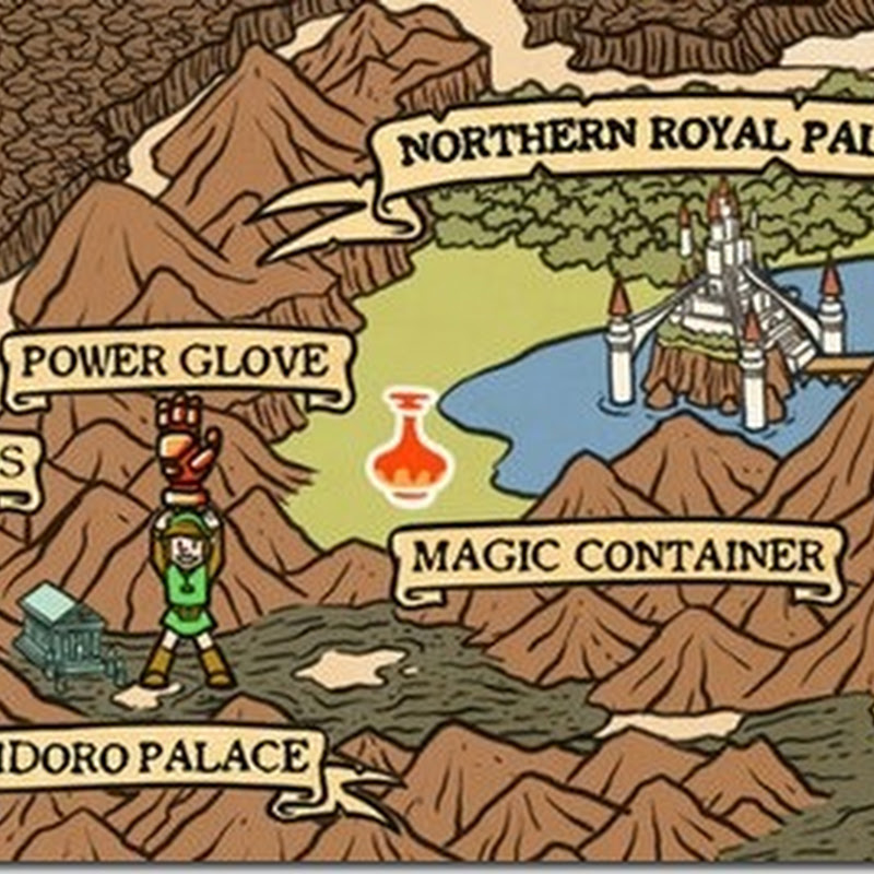 The Legend Of Zelda: Eine Landkarte für das Spiel