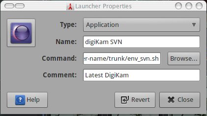 digikam launcher