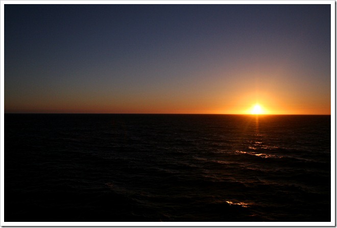 Sunset on Ocean