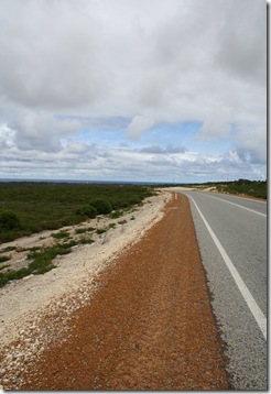 The Indian ocean on the horizon