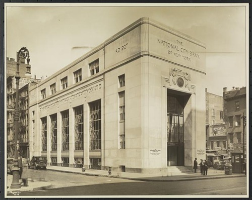 MNY36030 1928 NAtional City Bank branch MNY36030 1928 NAtional City Bank branch