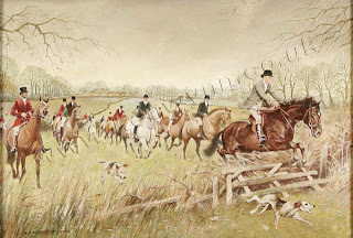 Kenneth Wynn hunting scene