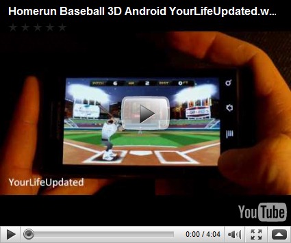  Android Games VideoReview: Homerun Baseball 3D
