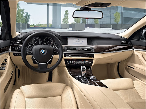 Eight-speed automatic transmission comes standard with the BMW 523i and the 