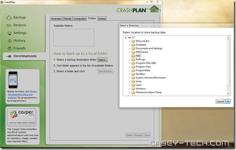 Get CrshPlan to work with Network drives or a NAS