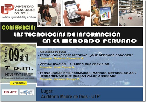Charla.UTP.Viernes.09.Abril.2010 Charla.UTP.Viernes.09.Abril.2010