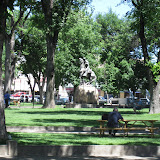 Cool Bronze in the Courthouse Square in Prescott.  There is a Saloon with the original bar from the late 1800's as well.
