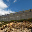 the wall.