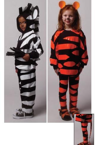 Todo Halloween: Disfraz casero muy fácil de tigre y Cebra