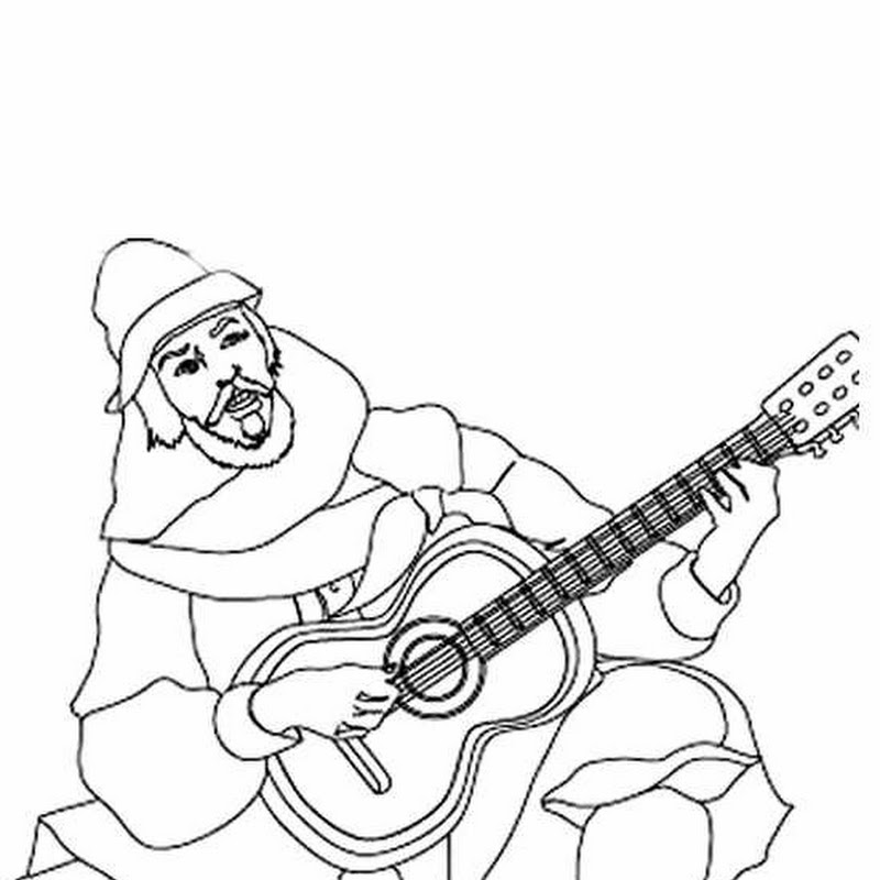 Dibujos para colorear Día de la Tradición
