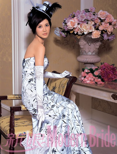Wedding dress, Chinese star