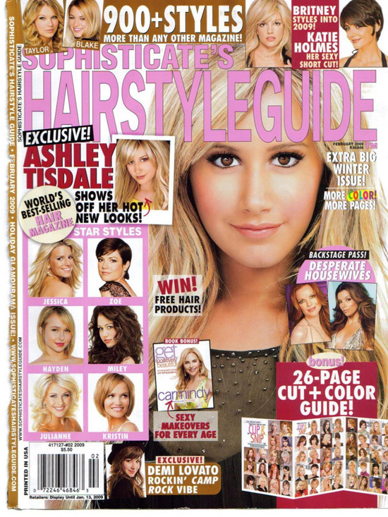 Ashley Tisdale Hairstyle Guide