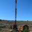 An abandoned 100 year old drilling rig