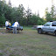 Setting up camp
