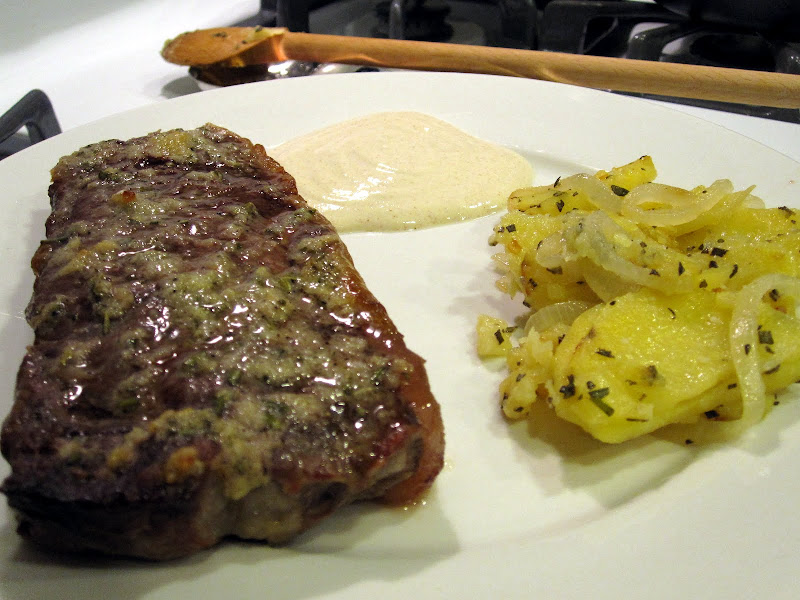 Rosemary Butter Steak with Mustard Cream Sauce The Jersey Cook