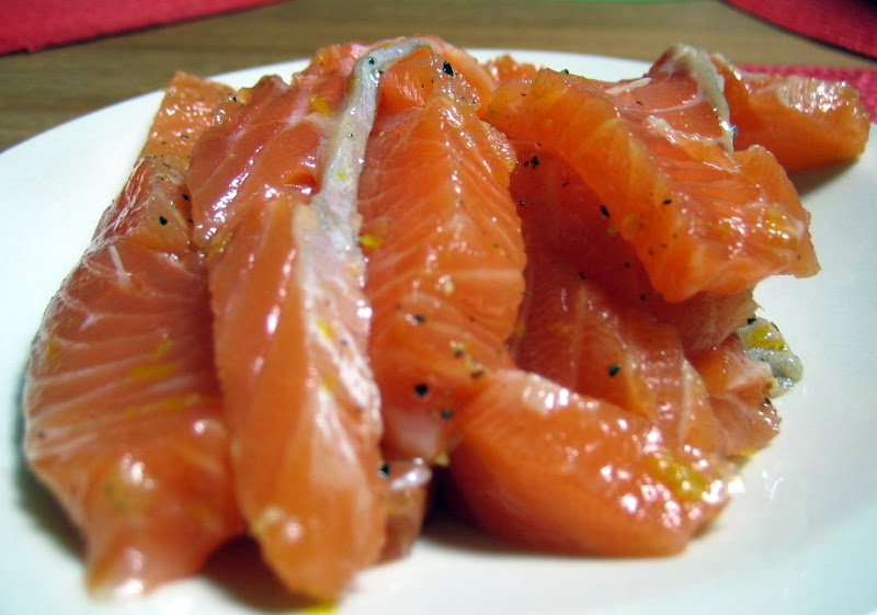 The salmon will taste light, citrusy, a little sweet, a little salty, and very satisfying.