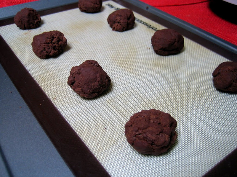 cookies on baking sheet