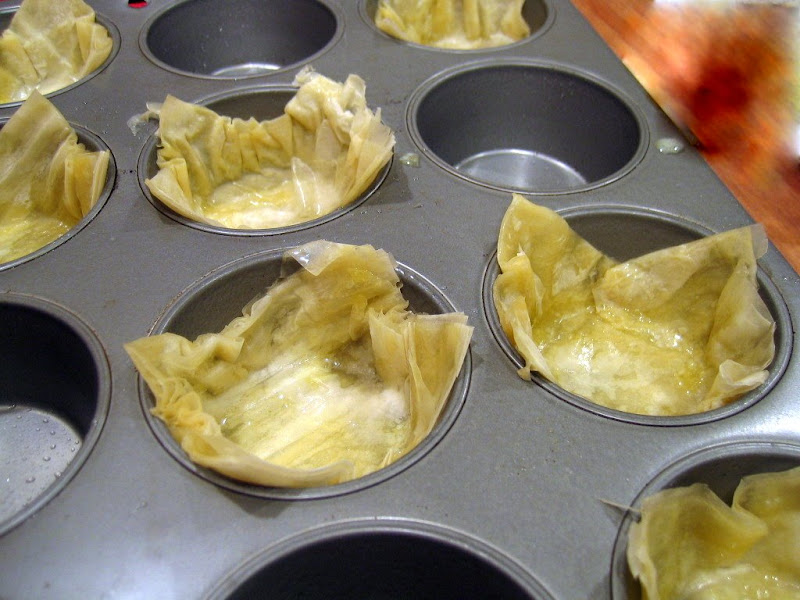 phyllo filo cups