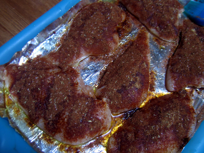 spicy chicken with spice rub