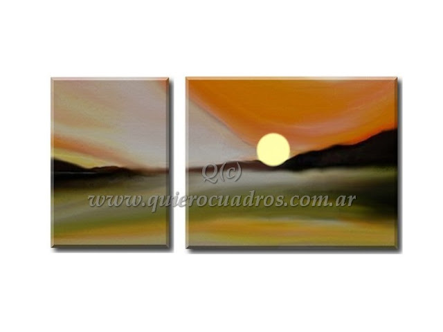 Cuadros decorativos Tarde calida