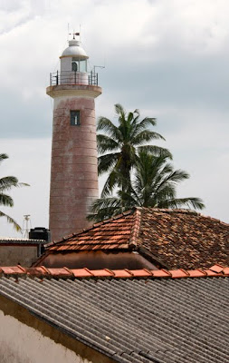 Lighthouse in Galle Fort in Sri Lanka