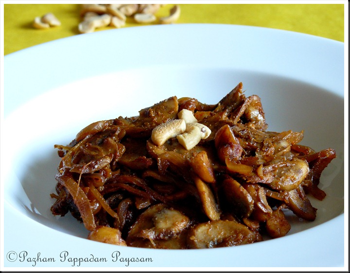 Mushroom chilly  fry