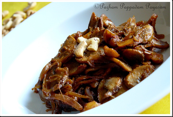 Mushroom chilly  fry