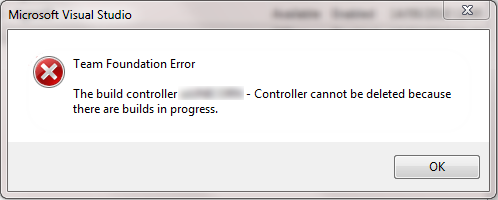 Can't Delete Build Controller