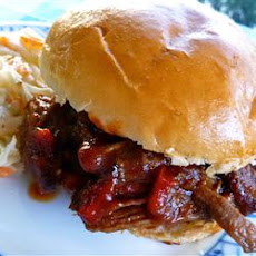 Sloppied Flank Steak Sandwiches