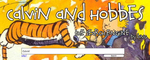 Calvin and Hobbes Search Engine