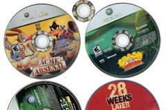 HQ Games DVDs and CDs Labels in PSD