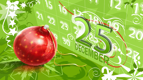 [Christmas 25 december on Green Wall wallpaper[5].png]