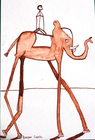 Salvador Dali Elephants and Surrealistic Creatures