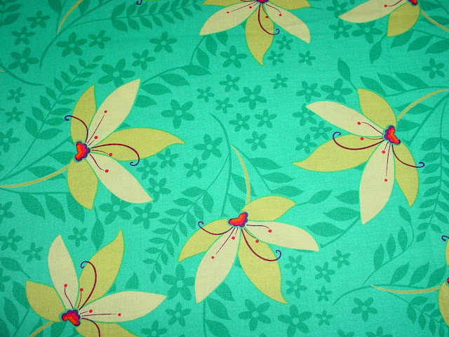 DC4412 Pretty Flowers Turquoise
