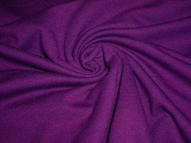 Grape French Terry w/Spandex