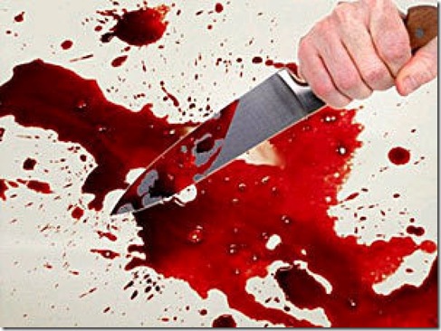 нож и кровь