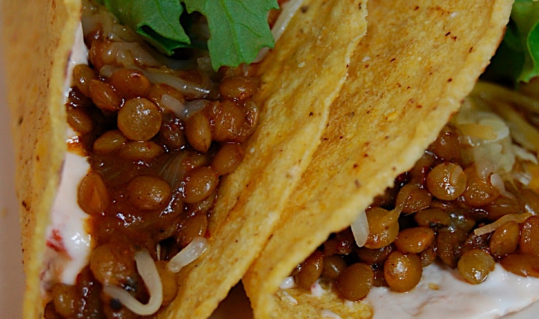 Savory Spicy Sweet Spiced Lentil Tacos