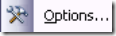 NewsGator Inbox - options list