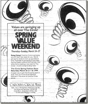 Spring Value Weekend April 23, 1988