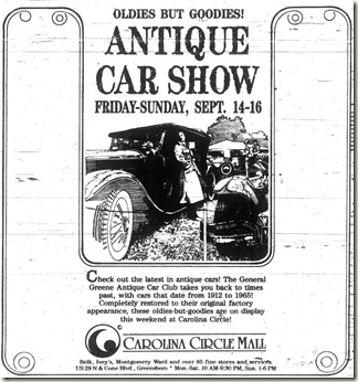Antique Car Show September 1990